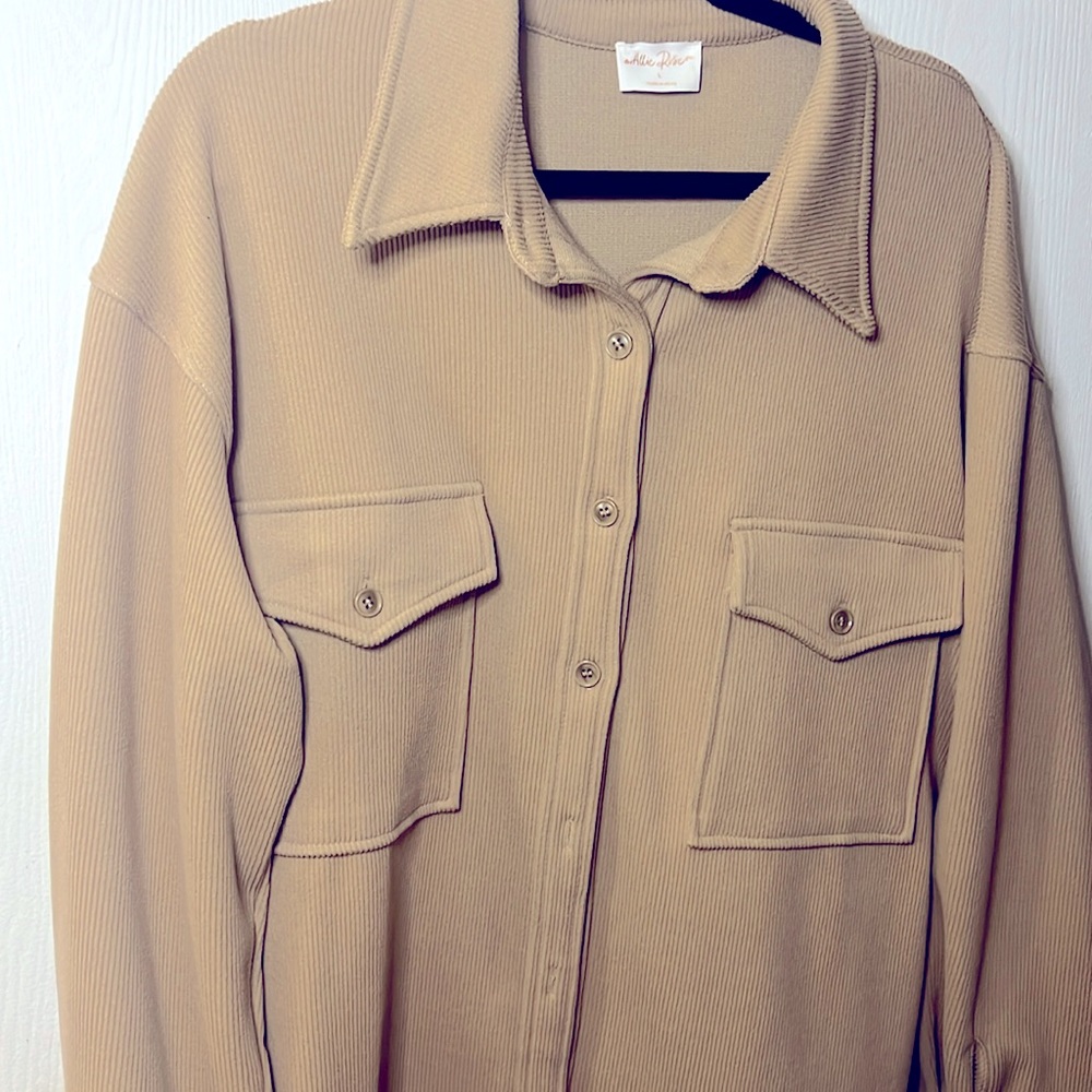 Allie Rose (Boutique) // Camel Shacket